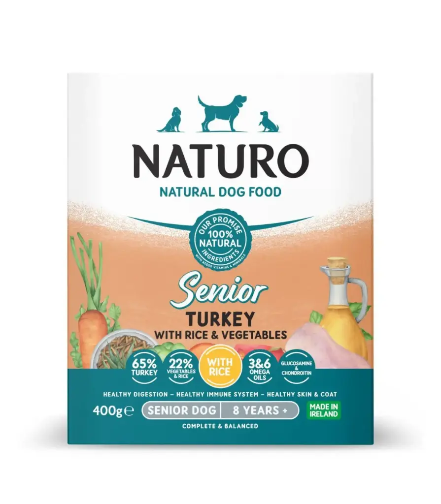 Naturo Senior Pavo con Arroz y Vegetales - 400g