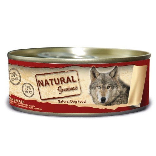 Natural Greatness Perro Enlatado De Pechuga De Pollo- 156g