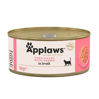 Applaws Atún y Gambas -156g Comida Humeda Para Gatos 