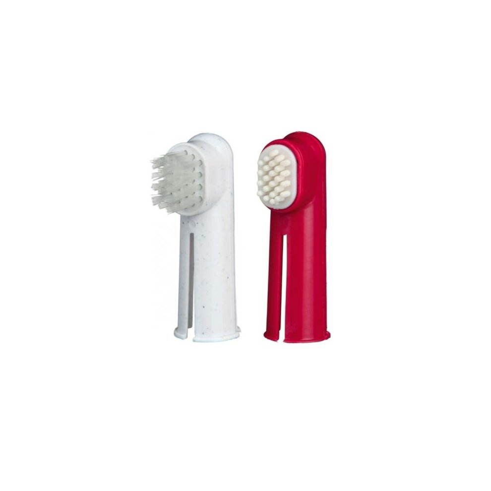 Trixie Toothbrush Dog Finger Cat Set 2