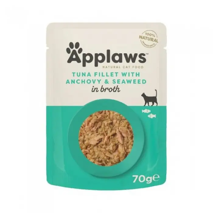 Applaws Sobre Atún con Anchoa y Algas en Caldo - 70g