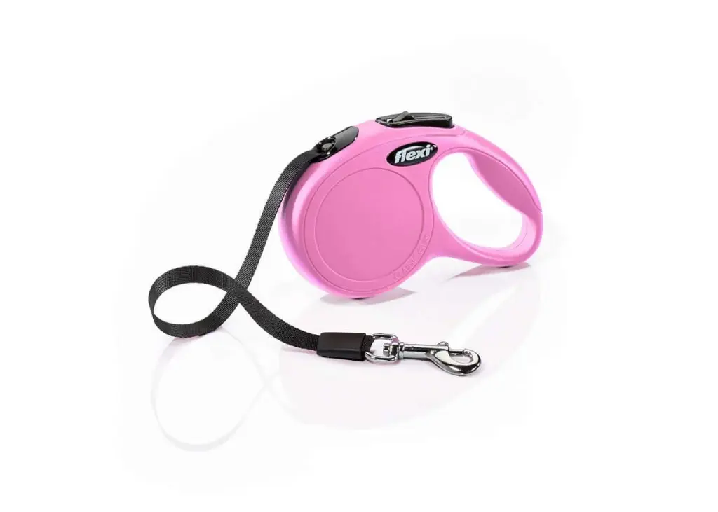 Flexi Classic Correa Extensible de Cinta 3m Rosa XS 