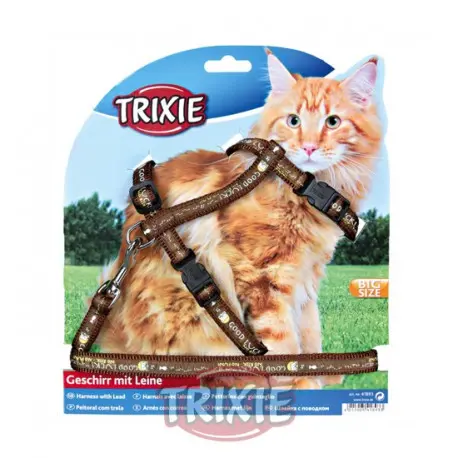Arnés+correa trixie Gato one size nylon