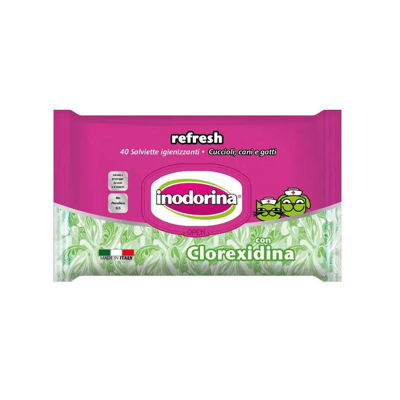 Toallita inodorina clorexidina 