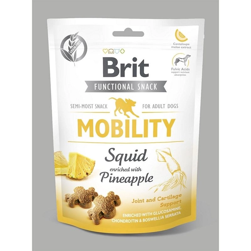 Brit snacks calamar con piña 150g