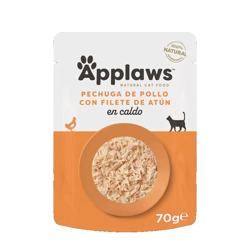 Applaws sobres pollo con atún 70g 