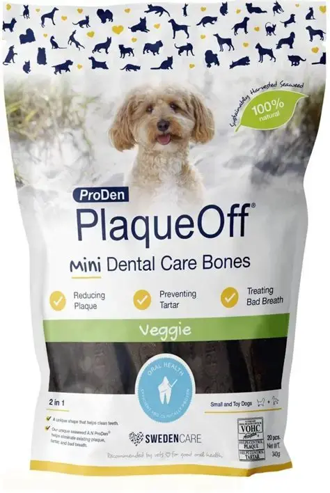 Plaque Off ProDen Mini Dental Care Bones Veggie -340g