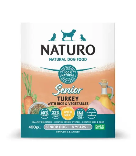 Naturo Senior Pavo con Arroz y Vegetales - 400g