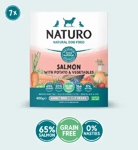 Naturo Salmón con Patata y Verdura Sin Cereales