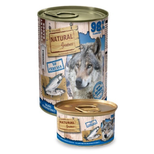 Natural Greatness Lata Monoprotéica 98% Salmon Para Perros - 400g