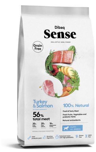 Dibaq Sense Salmon Y Pavo Cachorro - 12kg
