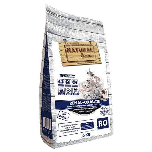Natural Greatness Diet Vet Renal-Oxalate Pienso Para Gatos - 5 Kg
