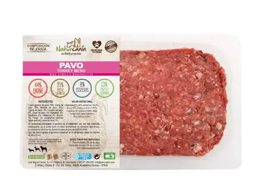 Naturcanin Barf Menu Pavo - 1kg