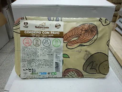 Naturcanin Barf Menu Cordero con Pavo - 1kg