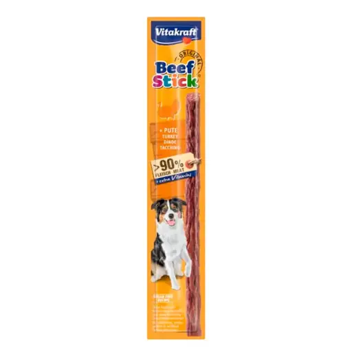 Vitakraft Beef-Stick Turkey (Pavo) 90% Carne - 12g 