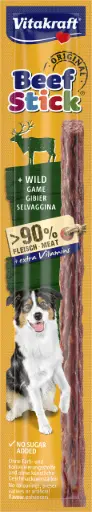 Vitakraft Beef-Stick Wild (Salvaje) 90% Carne  - 12g