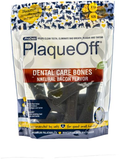 Plaque Off ProDen Dental Care Bones Bacon - 482g