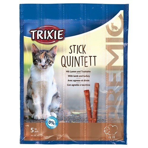 Trixie Stick Quintett Snack for Cats Pavo y Cordero - 25g