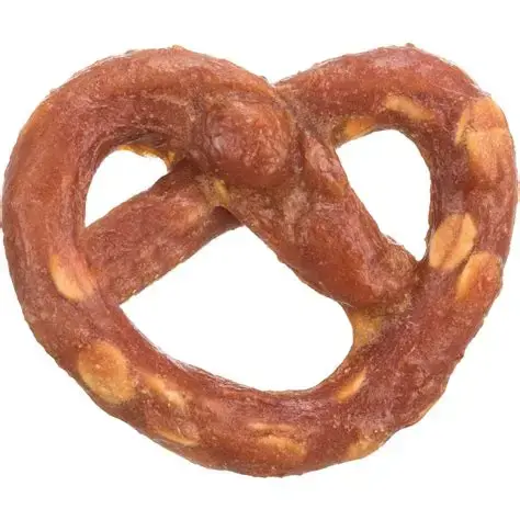 Pretzels de Pollo y Piel de Vacuno 