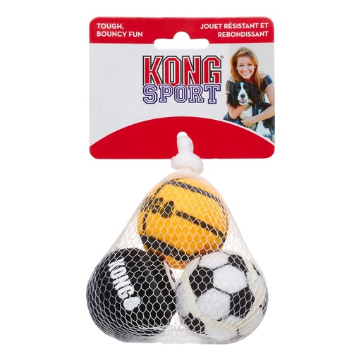 KONG - Sport Balls - Small (3 Pack - Assorted)