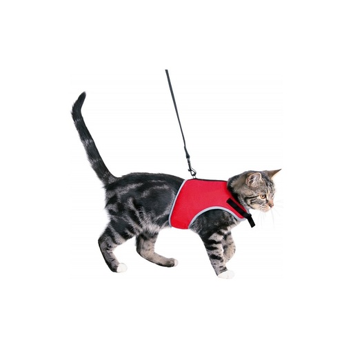Trixie Arnés y correa suave para gatos (24-42 Cm,) 