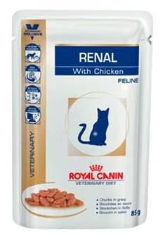 Royal Canin Sobre Para Gatos Renal Pollo (Veterinary Diet) -85g