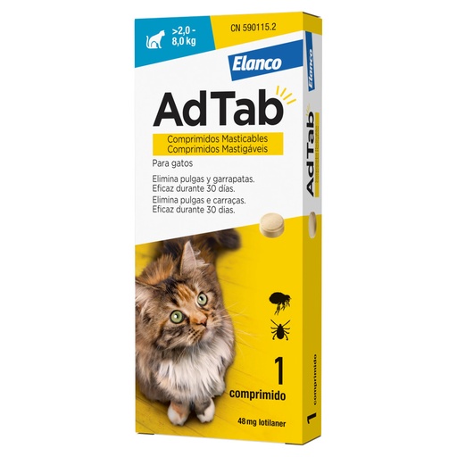 AdTab Para Gatos de 2-8Kg Gato 