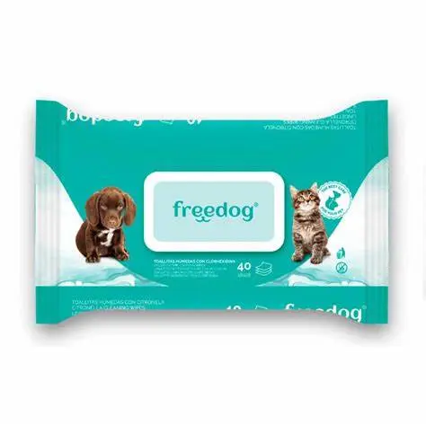 Freedog Toallitas Húmedas Con Clorhexidina Para Perros Y Gatos