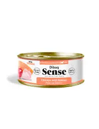 Dibaq Sense Lata Gato Pollo con Salmón - 70g