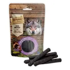 Natural Greatness Snack Semi Húmedo para Perro con Pavo Fresco, L-Carnitina y Vitamina C