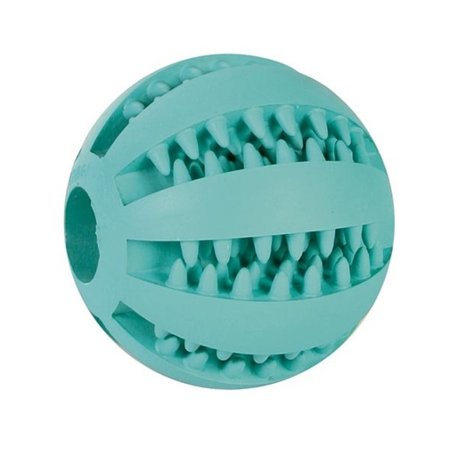 Trixie Juguete Denta Fun Pelota de Goma Natural Sabor Menta, 5cm - Para Perro