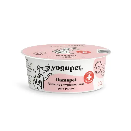 Yogupet Yogur y Helado Flamapet Miel, Cúrcuma, Inulina y Colágeno - 110g
