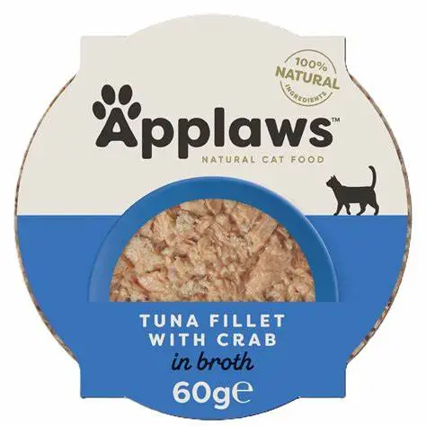 Applaws Tarrina Atún con Cangrejo en Caldo - 60g