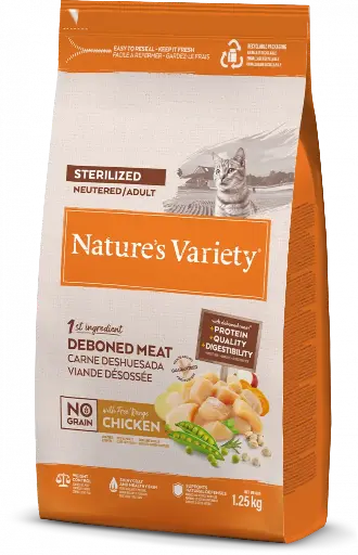 Nature's Variety Esterilizado Pollo 1.25 KG  