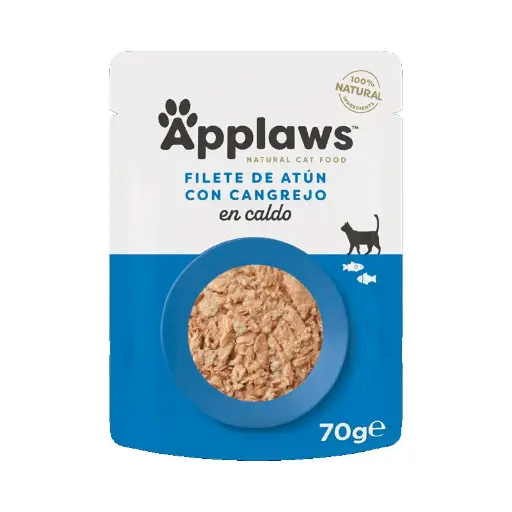 Applaws Atún con cangrejo sobre 70g 