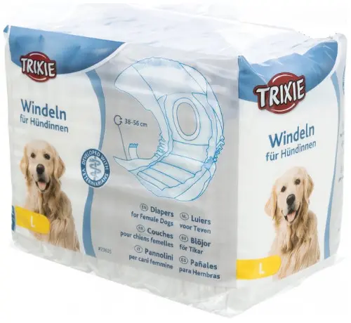 Trixie Pañales para perros hembra L