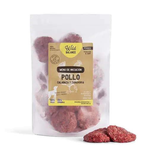 Wild Balance Barf Menu Iniciación Pollo, Calabaza y Zanahoria- 1kg