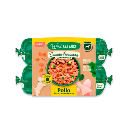 Wild Balance Comida Cocinada Pollo & Verduras - 1,3kg
