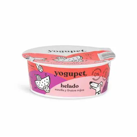 Yogupet Yogur y Helado Helppet  Sandia, Frambuesa y mora- 110g 