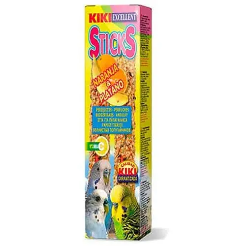 Kiki Barritas Periquitos Naranja y Plátano Paquete 2 Unidades
