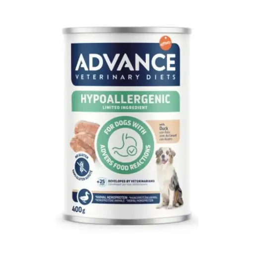 Advance Veterinary Diets Hypoallergenic Pato 400g 