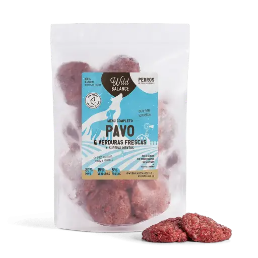 Wild Balance Barf Pavo & Verduras Frescas para Perro 2,5kg