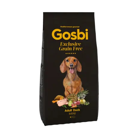 Gosbi Exclusive Adulto Pato Mini Sin cereales - 500g